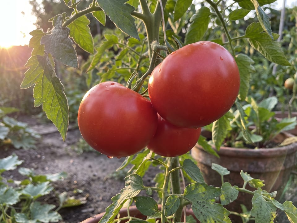 A truss of Bobcat tomatoes