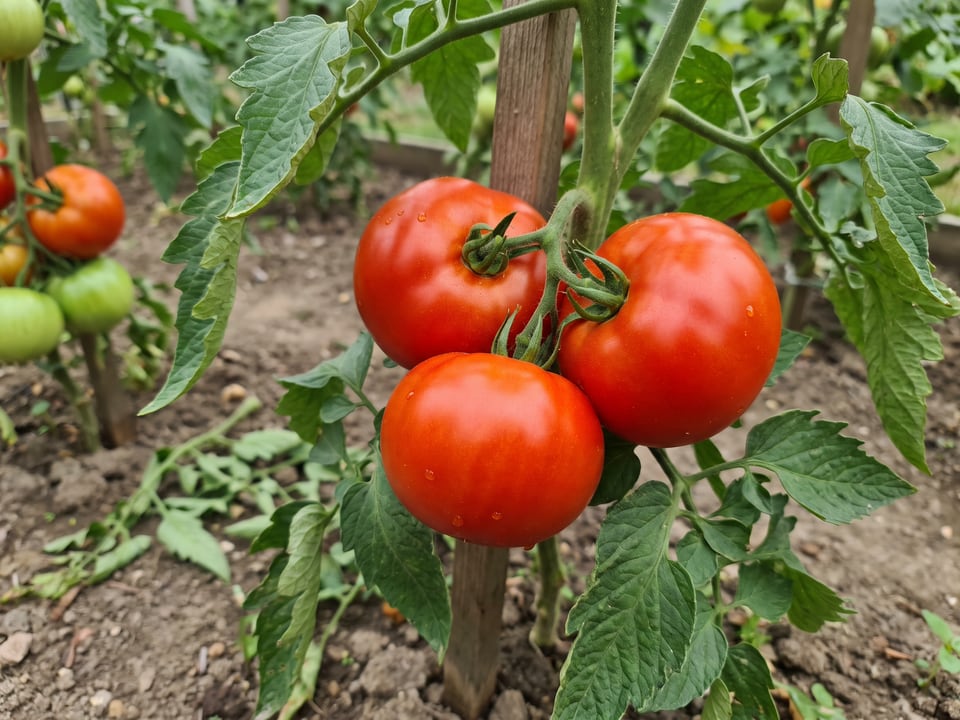 A truss of Celebrity Plus tomatoes
